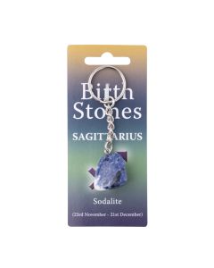 Sagittarius, Sodalite Birthstone Keyring (6pcs) NETT
