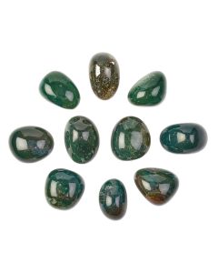 Moss Agate Tumblestone Starter Pack Refill (10pc) NETT