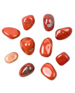 Aries, Red Jasper Birthstone Tumblestone (10pcs) NETT