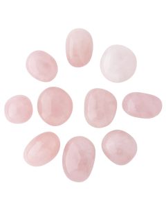 Taurus, Rose Quartz Birthstone Tumblestone (10pcs) NETT