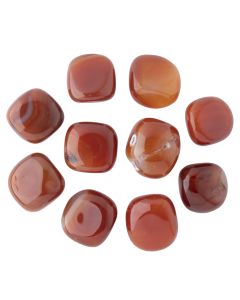 Virgo, Carnelian Birthstone Tumblestone (10pcs) NETT