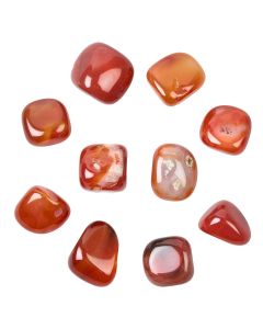 Virgo, Carnelian Birthstone Tumblestone (10pcs) NETT