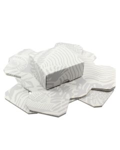 Gift Box Grey/White 100x115x50mm (10 Piece) NETT
