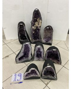 Amethyst Cathedral Crate No.19, 145.2kg (8pcs) NFD (PRE-ORDER)