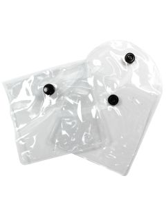 PVC Wallet 8x8cm with Press Stud (20pc) (Was £0.20 Now £0.10) NETT