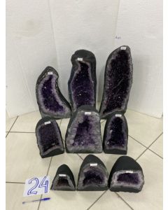 Amethyst Cathedral Crate No.24, 142.6kg (9pcs) NFD (PRE-ORDER)