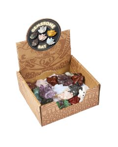 Assorted Gemstone Bats, 3-4cm (15pcs) NFD