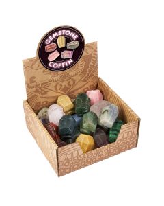 Assorted Gemstone Coffin (15pc) NFD