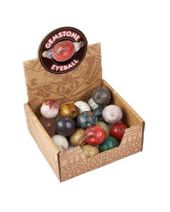 Assorted Gemstone Eyeballs (10pc) NFD