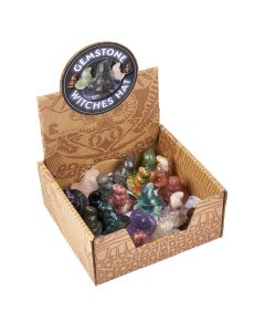 Assorted Gemstone Witches Hat (20pc) NFD