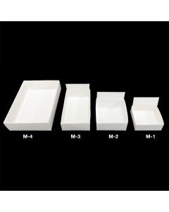 M-1 White Fold Up Box 38x38x19mm (100pcs) NETT