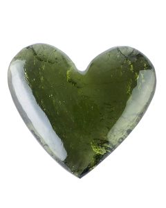 Moldavite Heart Carving 1.73g (1pc)