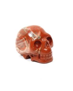 2" Skull Carving Red Jasper (1pc) NFD