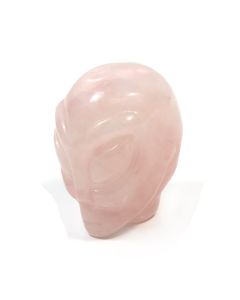 2" Alien Skull Carving Rose Quartz (1 Piece) NETT