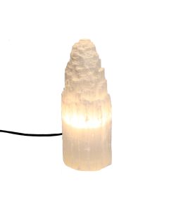 Selenite Mountain Lamp 25cm (Including UK Electrics) (1 Piece) NETT