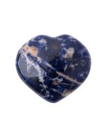 Sodalite Puff Heart 25-30mm (1pc) Nett