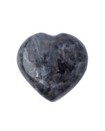 Larvikite Puff Heart 25-30mm (1pc) Nett