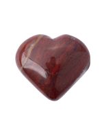 Petrified Wood Puff Heart 25-30mm (1pc) Nett