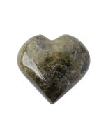 Vesuvianite Puff Hearts 25-30mm (1pc) NFD