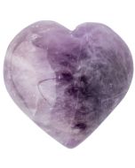 Amethyst Puff Heart 25-30mm (1pc) NFD