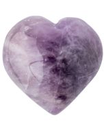 Amethyst Puff Heart 25-30mm (1pc) Nett