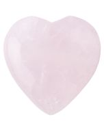 Rose Quartz Puff Heart 25-30mm (1pc) Nett