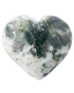 Tree Agate Puff Heart 25-30mm (1pc) Nett