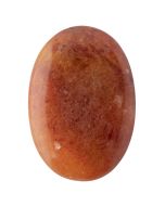 Peach Aventurine Worry Stone, India (1pc) NFD