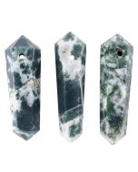 Tree Agate DT Point with Hole (3pcs) NFD
