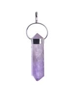 Amethyst Double Terminated 925 Sterling Silver Pendant, Brazil (1pc) NETT