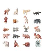 Soapstone Animal Carvings Mix 2, Peru (20pcs) 