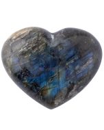 Labradorite A Grade Heart 30-40mm, Madagascar (1pc) NETT