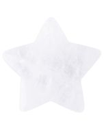 Rock Crystal 40mm Drilled Star (1pc) 