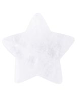 Rock Crystal 40mm Drilled Star (1pc) NETT