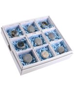 Labradorite Dragon Egg in Gift Box, Madagascar (9pcs) NETT