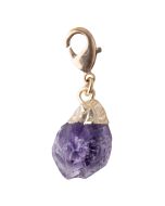 Mini Amethyst Point Charm Gold Plated (1 Piece) NETT