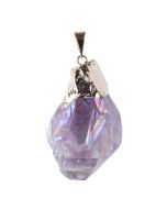 Aura Amethyst Point Pendant Gold Electroplated (1pc) NETT