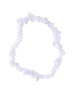 7.5" Freeform Chip Blue Lace Agate Bracelet (1 Piece) NETT