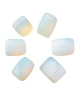 Opalite Glass Extra Large Tumblestone 40-50mm, China (250g, approx. 6pcs) NETT
