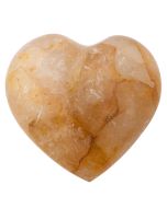 Golden Healer Hematoid Quartz Puff Heart approx. 50mm, Madagascar (1pc) NETT