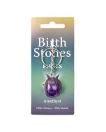 Pisces, Amethyst Birthstone Keyring (6pcs) NETT