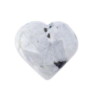 Rainbow Moonstone Puff Heart 25-30mm (1pc) Nett