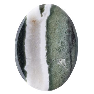 Green Sardonyx Worry Stone, India (1pc) NFD