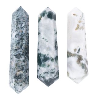 Tree Agate DT Point, India (3pcs)