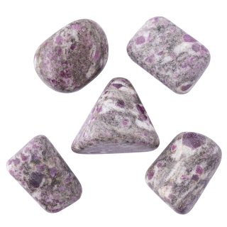 Ruby in Rhyolite Large Tumblestone 30-40mm India (100g) NFD