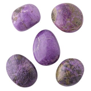 Stichtite Tumble, 4-6g/pc, India (25g) 