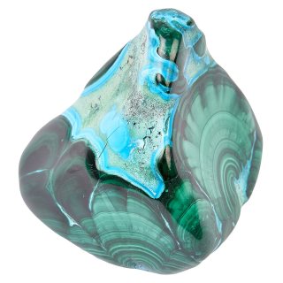 Malachite/Chrysocolla polished freeform 200-250g (1pc) NETT