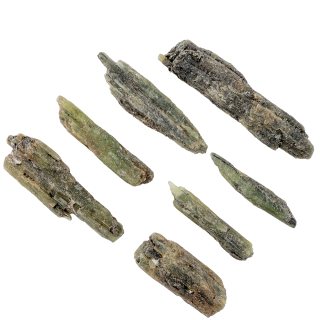 Green Kyanite Blades 2-3", Brazil (100g) 