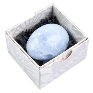 Blue Calcite Smoothstone Gift Box (1pc) NETT