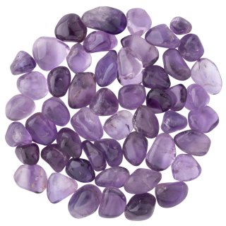 Amethyst High Polish Small Tumblestone 10-20mm, Zambia (100g) NETT
